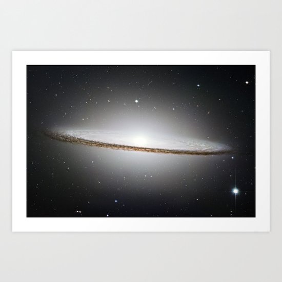 Sombrero Galaxy Art Print