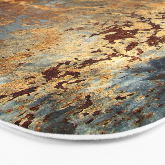 Beautiful Rust Bath Mat By Robincurtiss Society6