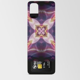 Art of kaleidoscope effect - Abstract background design / creative wallpaper pattern Android Card Case