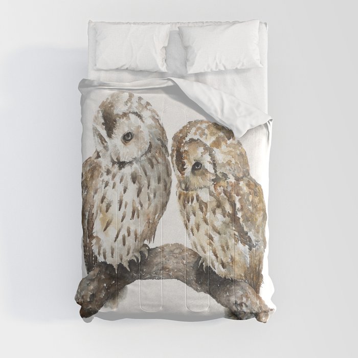 Two owls Comforter