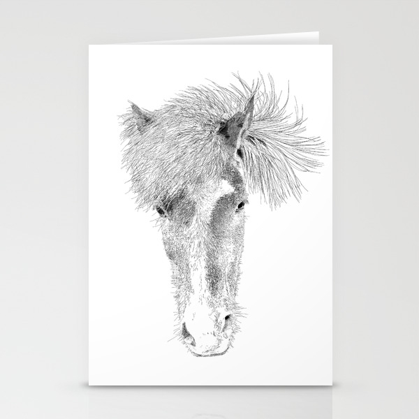 Horse Face Drawing Stationery Cards By Dparker Society6,Construction Company Letter Head Design