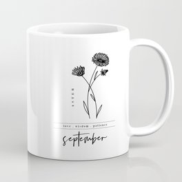 September Birth Flower | Aster Mug