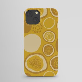 Retro Passion Fruit Pattern iPhone Case