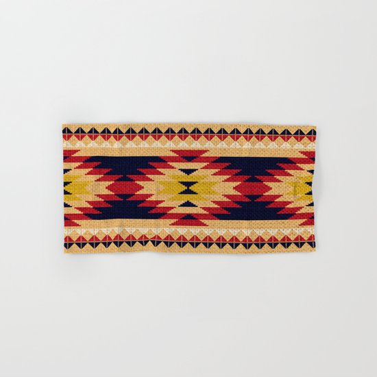Aztec pattern Hand & Bath Towel