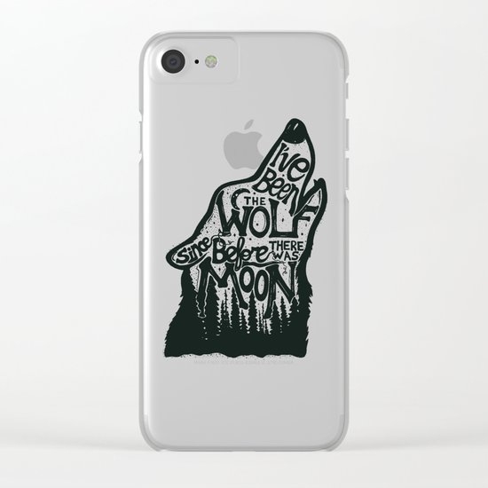 The Wolf Clear iPhone Case