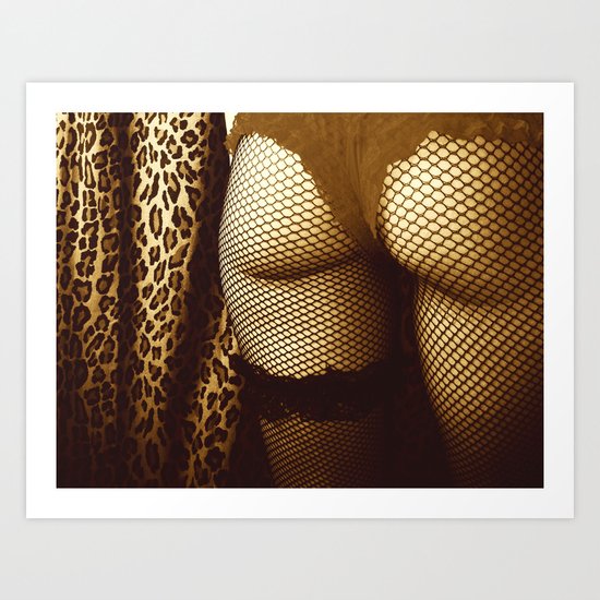 Booty Cheeks Art Print