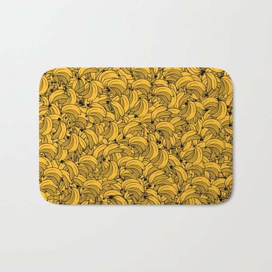 Plenty of Bananas - Yellow Bath Mat