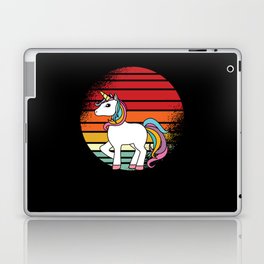 Unicorn Retro Laptop Skin