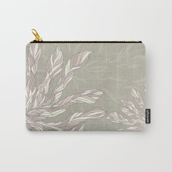 Flower Power Earthtones Carry-All Pouch