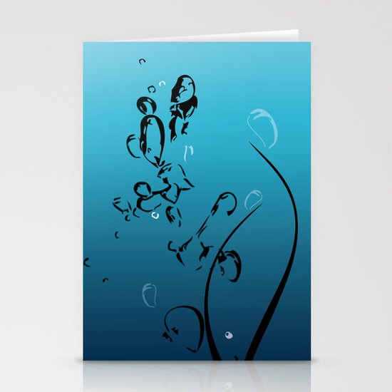Fluid Inspiration Stationery Cards