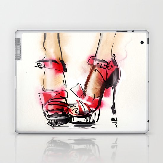 Red shoes Laptop & iPad Skin
