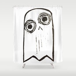 Little Spooky Ghost Shower Curtain