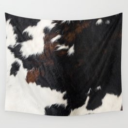 Cowhide Farmhouse Decor (photograph) Wall Tapestry