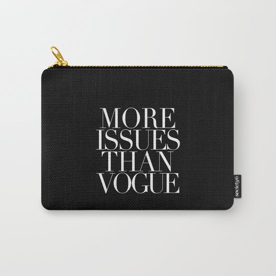 MORE ISSUES Carry-All Pouch