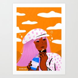 You are awesome juice Art Print