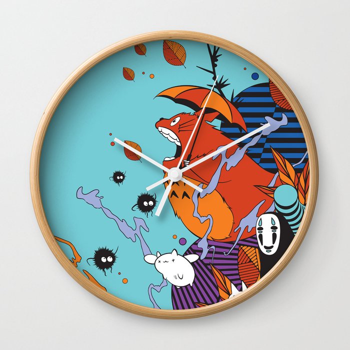 Totoro's Friends Wall Clock