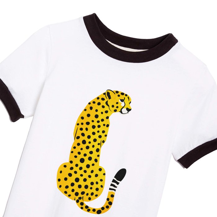 The Stare: Golden Cheetah Edition Kids T Shirt by ayeyokp