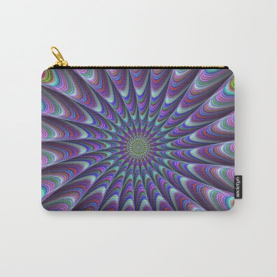 Twisted fractal sun Carry-All Pouch