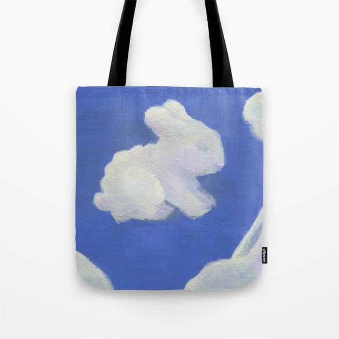 cloud bunnies Tote Bag