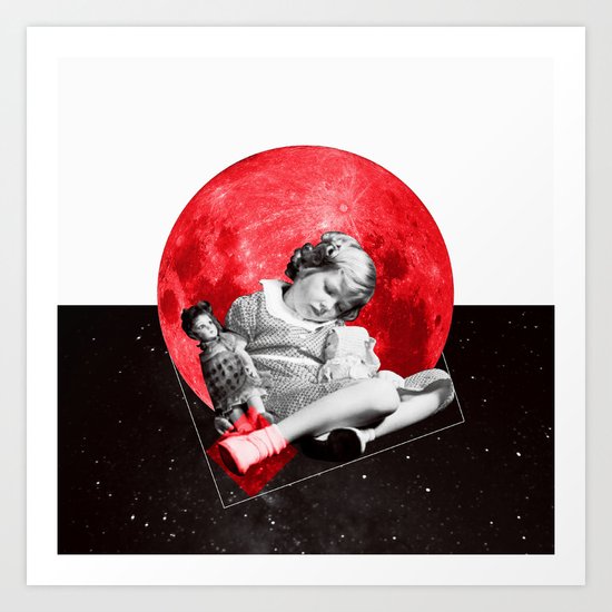 Sommeil Divin Art Print