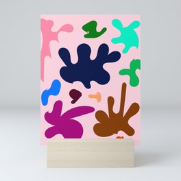 5  Henri Matisse Inspired 220527 Abstract Shapes Organic Valourine Original Mini Art Print