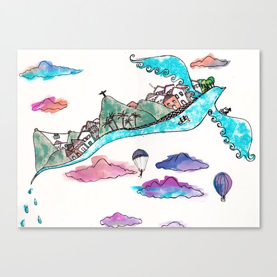 Flying Rio de Janeiro Canvas Print