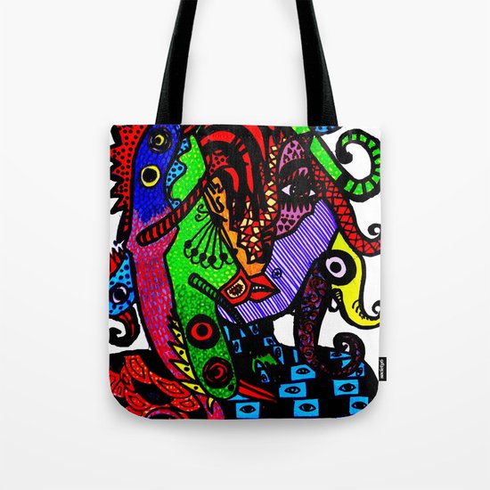 Lizard Princess Tote Bag