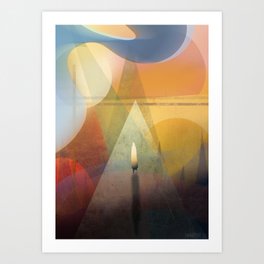 After the Night No Longer Surrounds Art Print