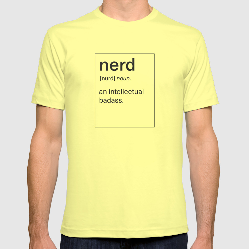 TeeShirtPalace Nerd I Prefer The Term Intellectual Badass T-Shirt 