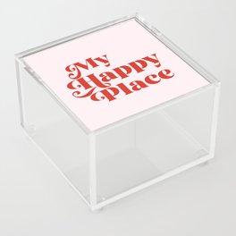 My Happy Place Acrylic Box