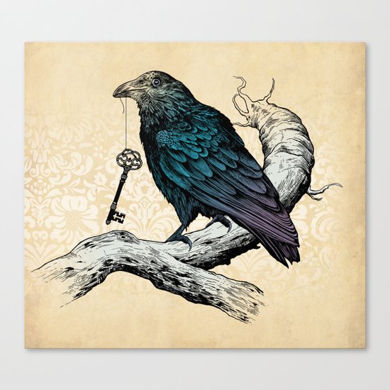 Raven's Key Canvas Print