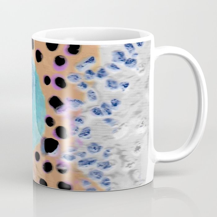 Blue poppy and rivers Coffee Mug