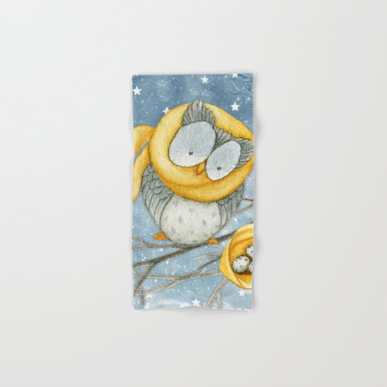 Winter animal #5 Hand & Bath Towel
