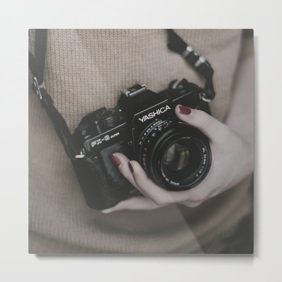 Camera Metal Print