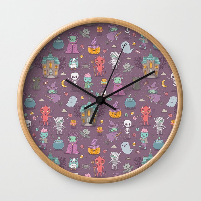 Happy Halloween Wall Clock