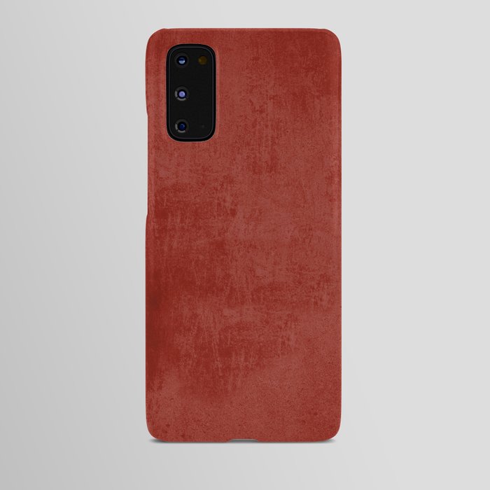 Red rustic Android Case