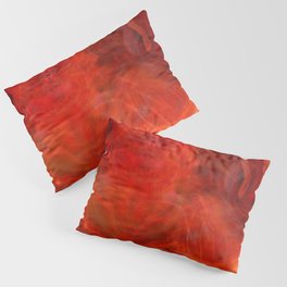 Red Shapes Pillow Sham
