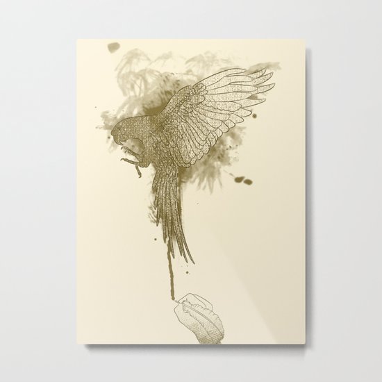 Make Fine Bird Metal Print