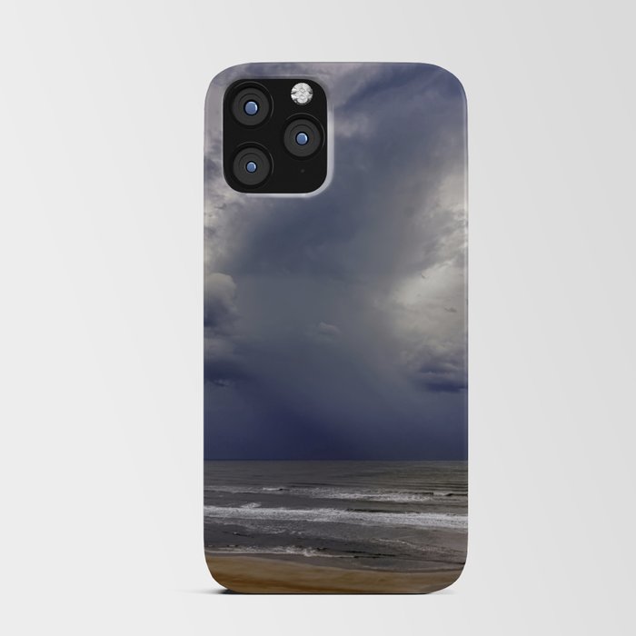 Rain Storm over the Water iPhone Card Case