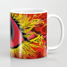 RojOjo Coffee Mug | Acrylic, Remoteviewer, Eye, Eyeart, Fortune, Rojo, Mentalist, Eyes, Ojo, Psychic 