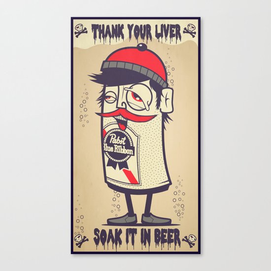 Thank Your Liver Canvas Print
