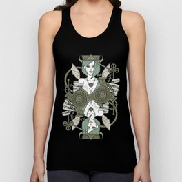 SINS Mentis - Envy Queen of Clubs Tank Top