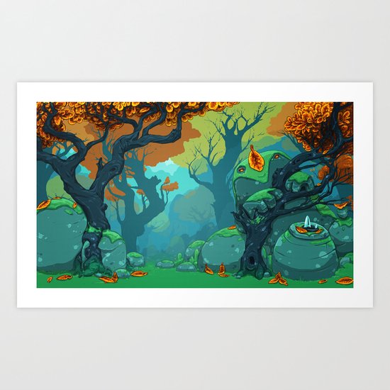 End of Fall Art Print