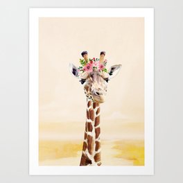 Giraffe Art Print