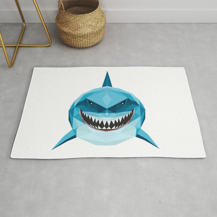 S is for Shark Rug