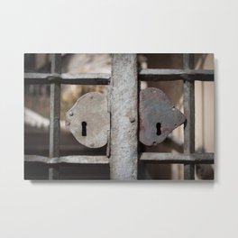 Rusted metal/iron gate Metal Print | Architecture 