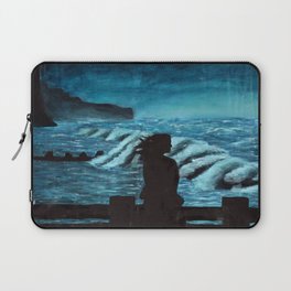 silhouette of the sea Laptop Sleeve