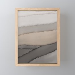 Abstract sand Framed Mini Art Print