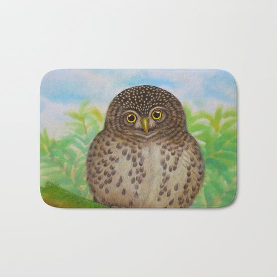 Collared Owlet Bath Mat