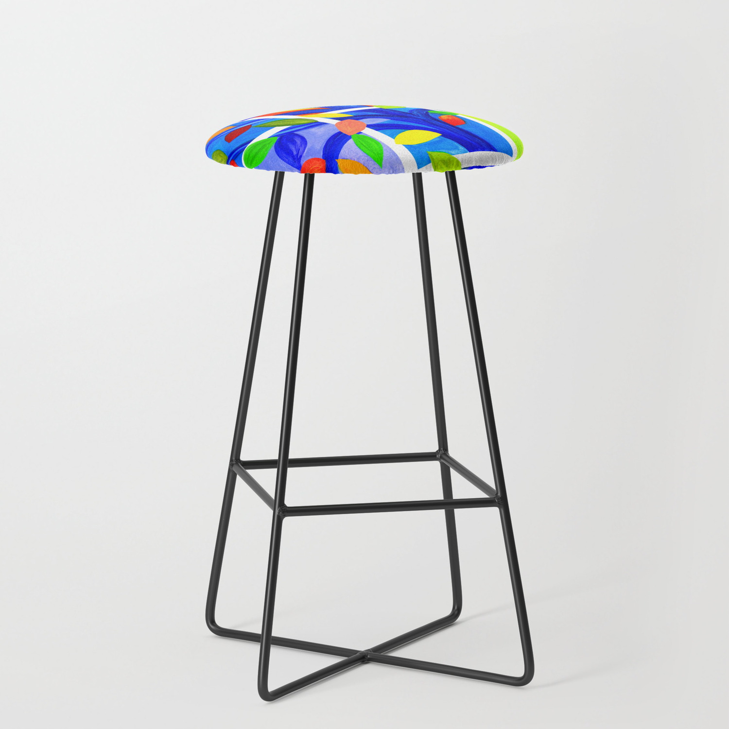 Tree Of Life Bright Colors Bar Stool By Kuvinorenart Society6 Tree of life and the diamond of eternal youth prop. society6